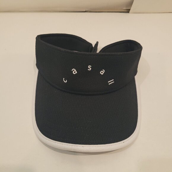 Casall Women's Court Visor Black /White Tennis Golf Hat - Picture 2 of 5